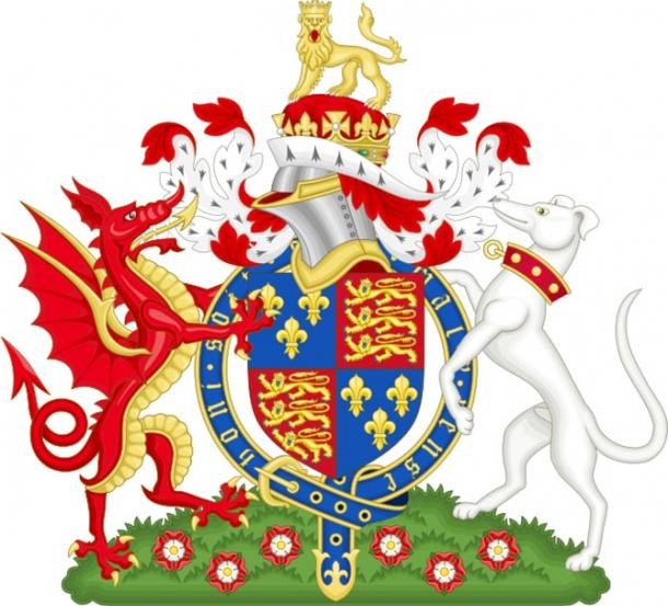 Armoiries d'Henri VII représentant le dragon rouge (CC BY 2.0)
