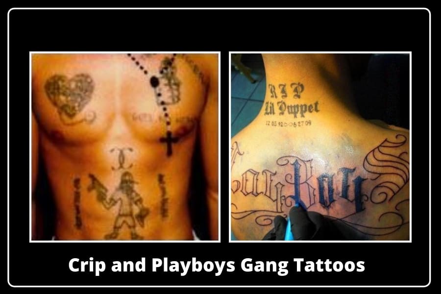 Tatouages de gangs de rue et de play-boys