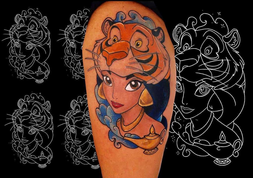 Petit tatouage Disney Princess Tattoos navyinktattoo