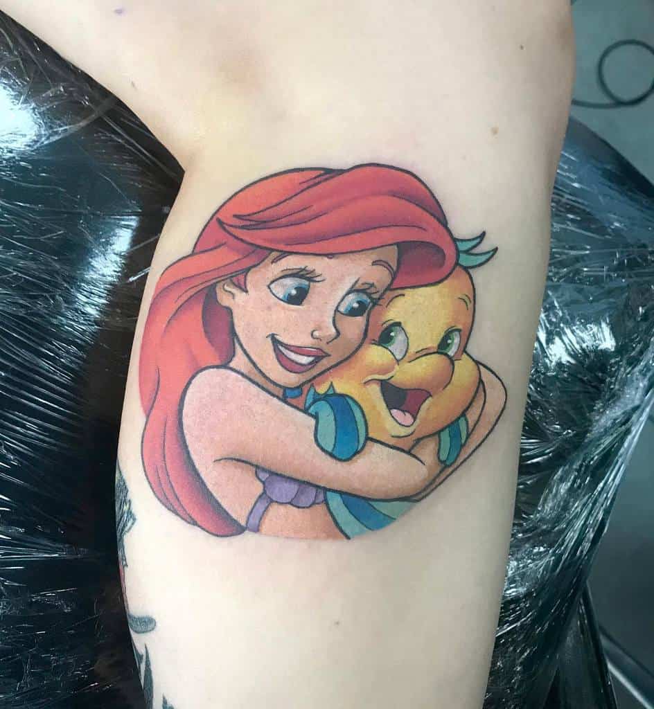 Tatouages de la petite sirène Disney tattoo_tom