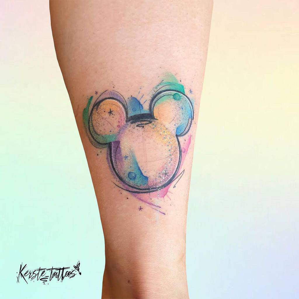 Petits tatouages Disney à l'aquarelle kerste_tattoos