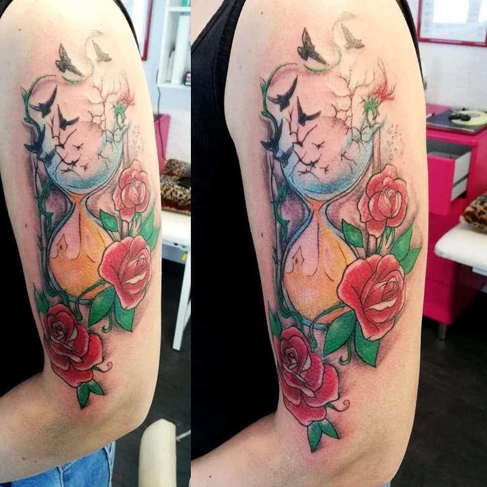 bras rose vigne tatouages manuptattoo