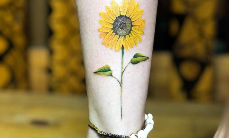 Top 57 Best Small Sunflower Tattoo Ideas – [2020 Inspiration Guide]