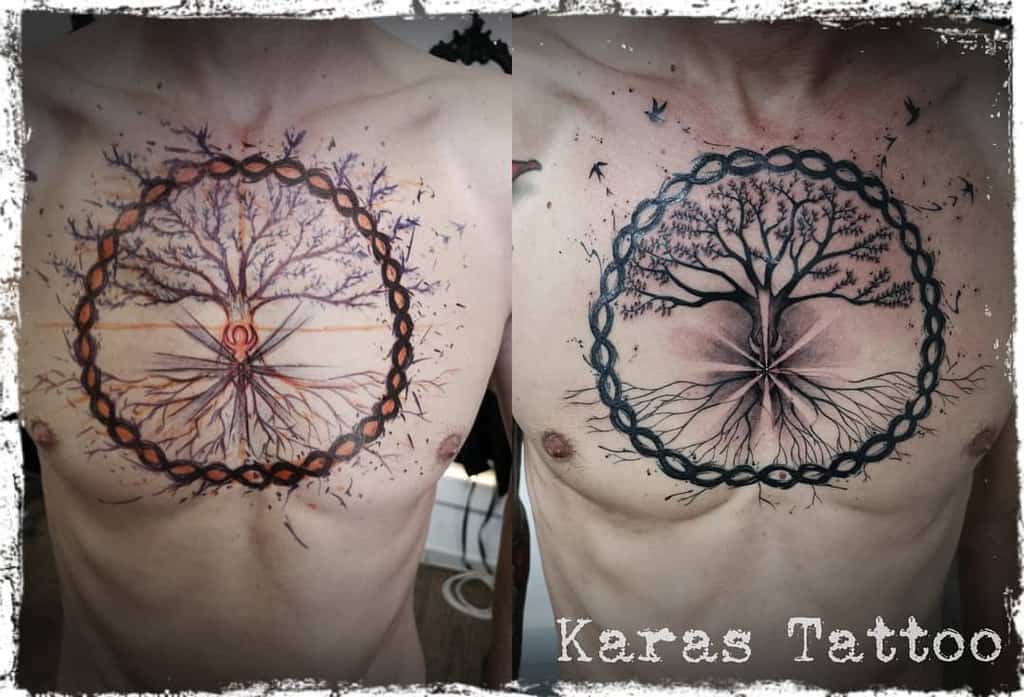 Le Top 71 comme "Au-dessus, donc en dessous des idées de tatouage