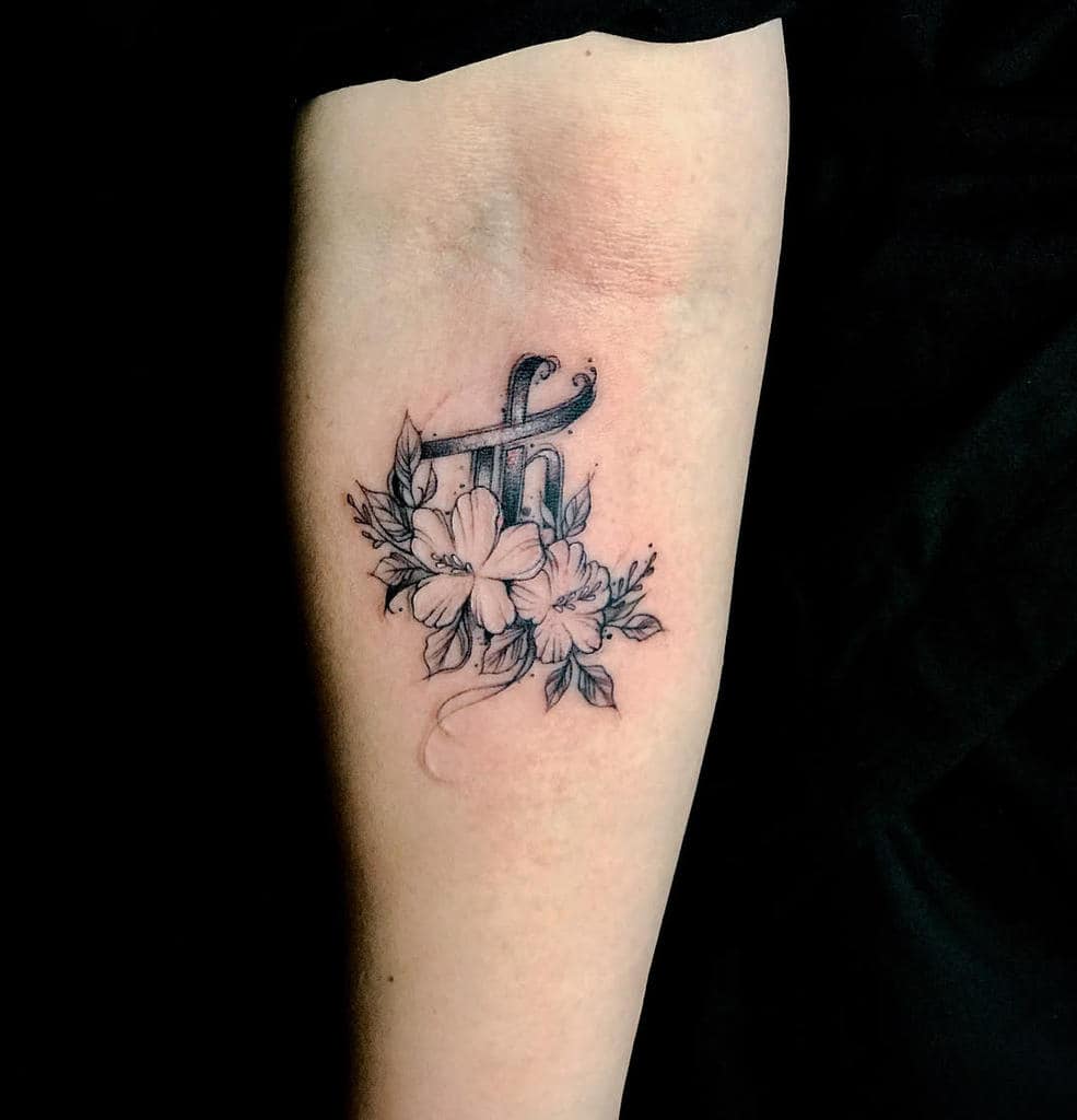 Tatouages d'avant-bras en fleur de jasmin Vien.lamenttattoo