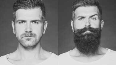 beard growth stages