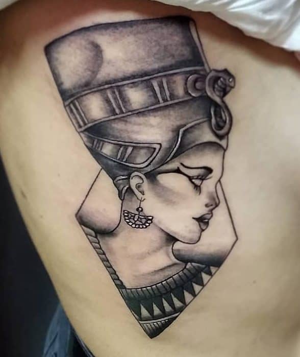 Side Nefertiti Tattoos Ldptattoostudio