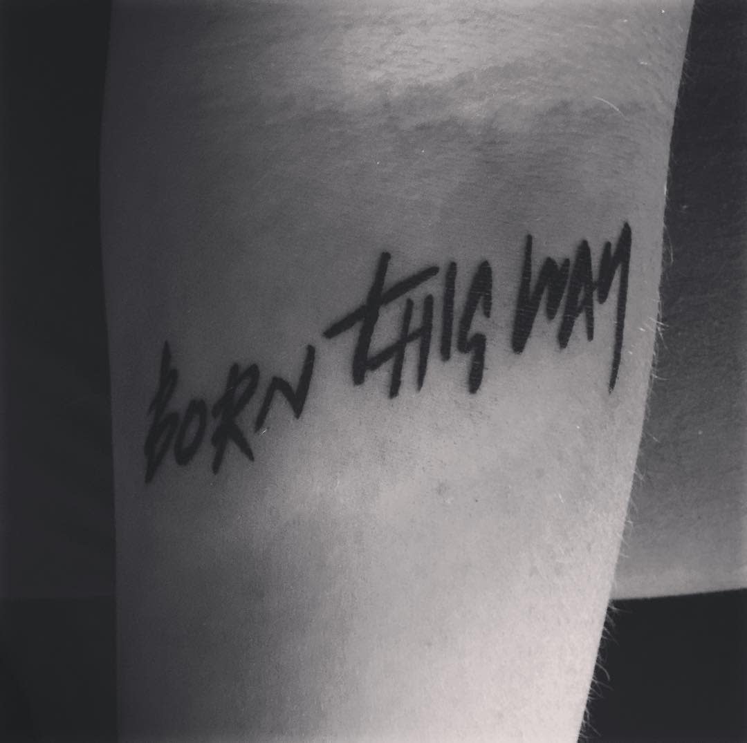 Simple Born This Way Tatouages Beck Birdy