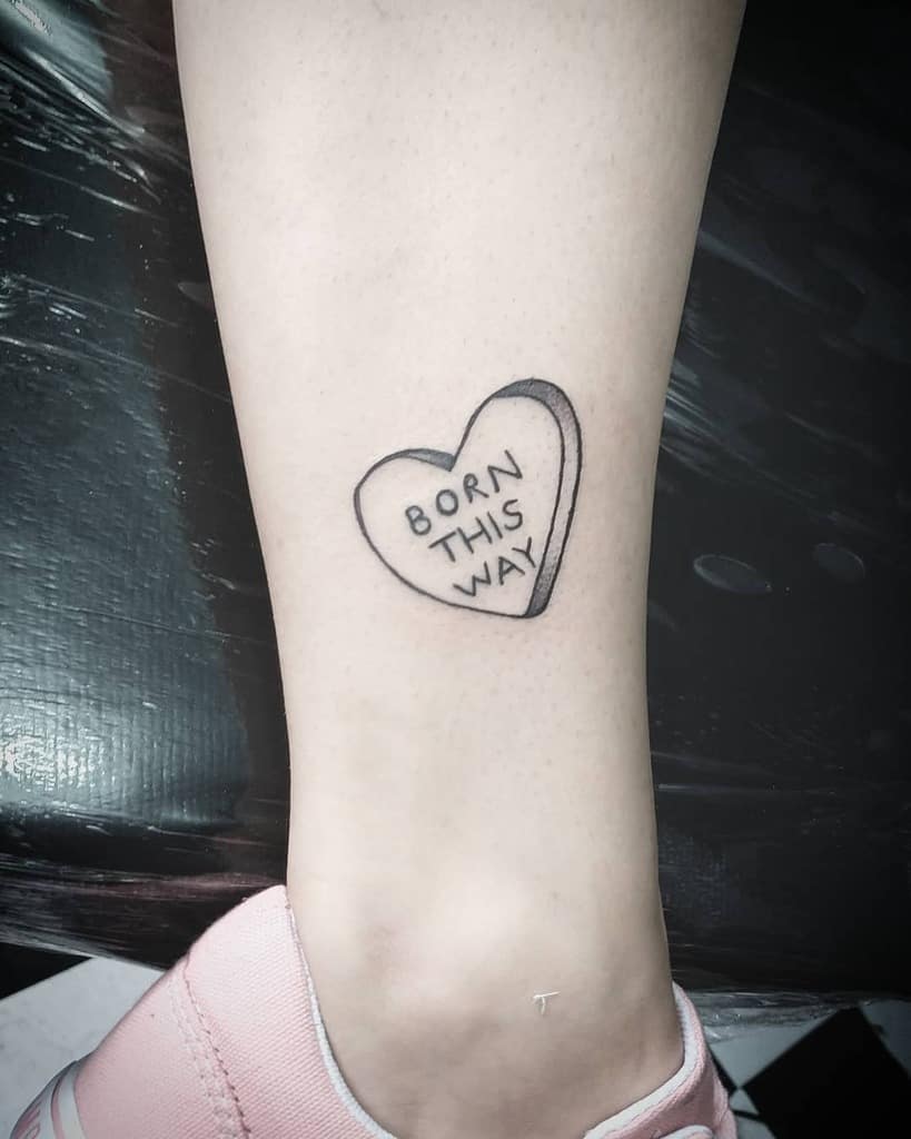 Simple Born This Way Tattoos Well Dgp
