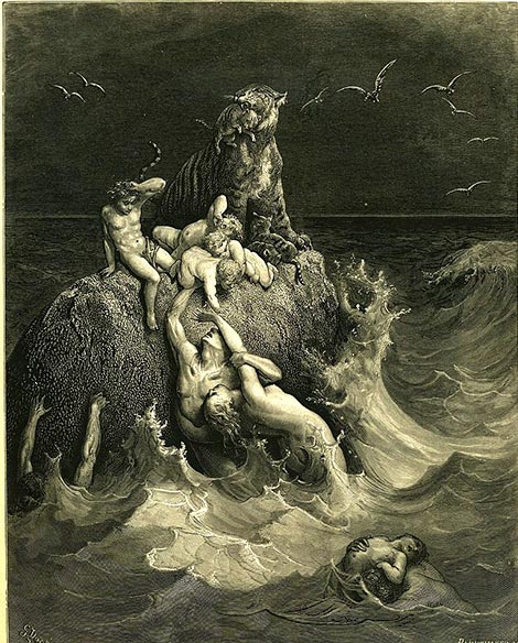 La Bible fait allusion à la destruction des géants par le déluge. (Mike.lifeguard / Domaine public)