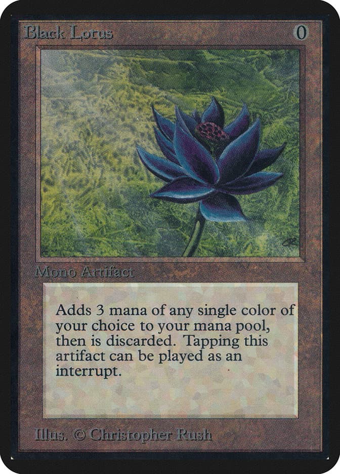 Les cartes MTG les plus chères - Black Lotus