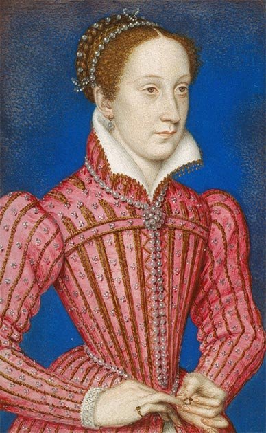 François Clouet - Marie Stuart, reine d'Écosse (1542-87). Image enregistrée pour la première fois dans la collection de Charles I. (Domaine public)