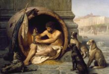 The Greek philosopher Diogenes was a famous pupil of the founder of Cynicism, Antisthenes. Source: Public Domain