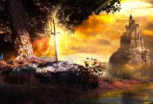 Sword in the Stone is one tale from Arthurian legend. Source: Melkor3D / Adobe Stock.