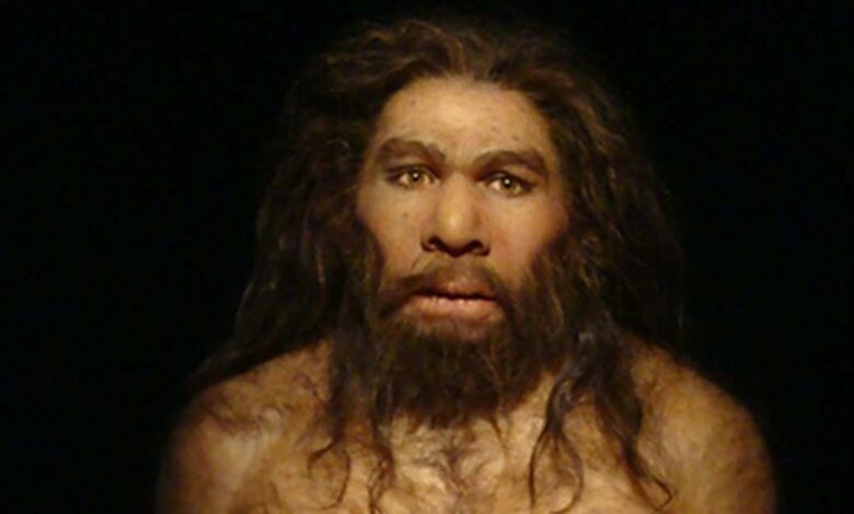 A Neanderthal.