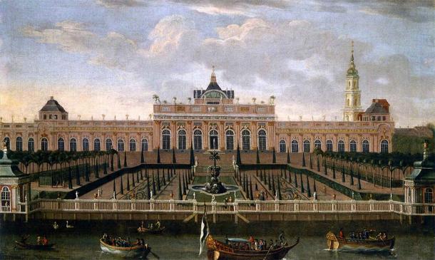 Peinture sur toile du palais du Monbijou de 1739. (Dismar Degen / Domaine public)