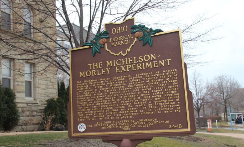 Histoire de l'expérience Michelson-Morley