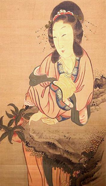 Seiobo, la reine mère de l'Occident, dans l'art japonais. (Xianshan / Domaine public)
