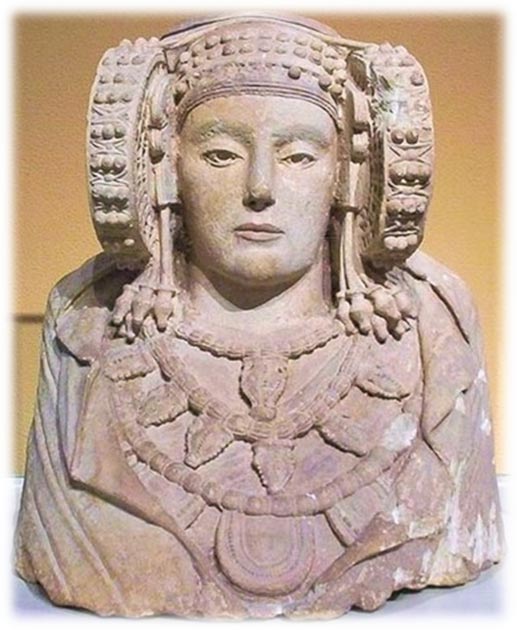 Artefact de la Dame d'Elche en Espagne. (Fourni par l'auteur)
