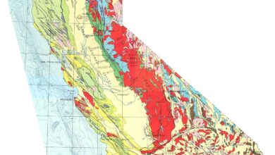 La faille de San Andreas en Californie