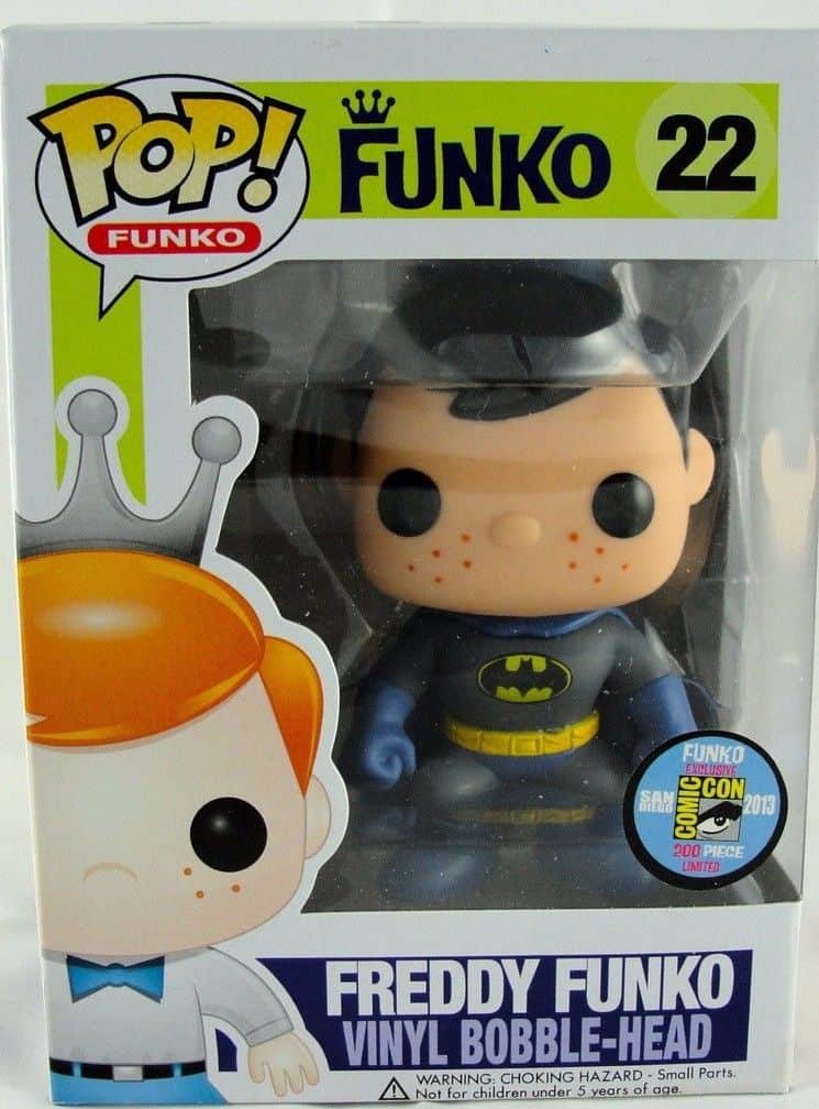 Les Funko Pops les plus chers - Costume bleu de Batman Freddy Funko