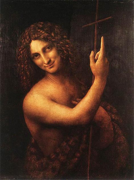 Représentation de Jean-Baptiste (Leonardo da Vinci (1513) / Domaine public)