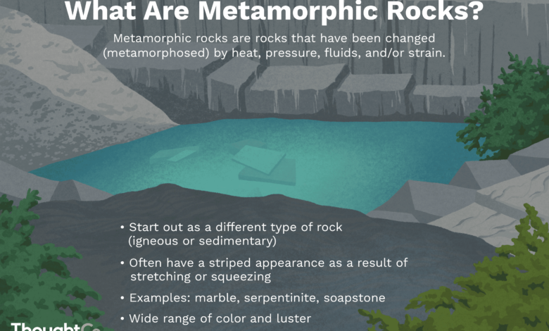 Qu'est-ce qui rend les roches métamorphiques si uniques ?