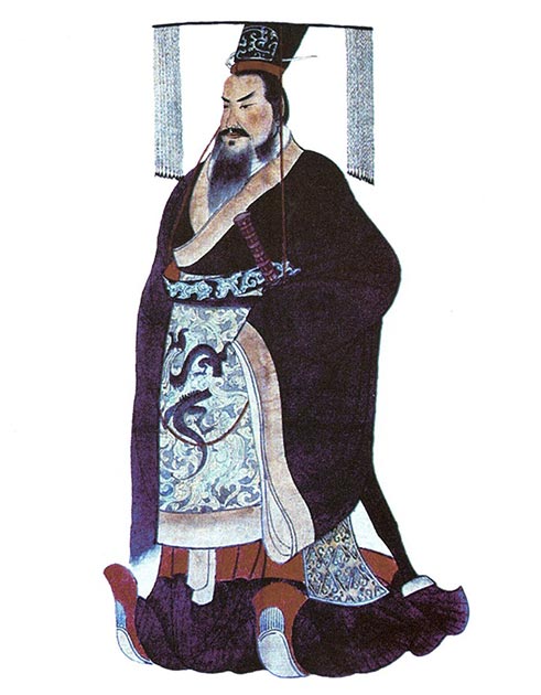 Qin Shi Huang, le premier empereur de Chine, qui était obsédé par l'immortalité et qui a fini par mourir d'épuisement après avoir pris un 
