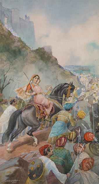 Maharani Tarabai de Karvir. (Domaine public)