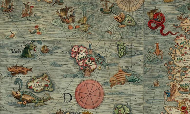 Section of the Carta Marina, 1527-39