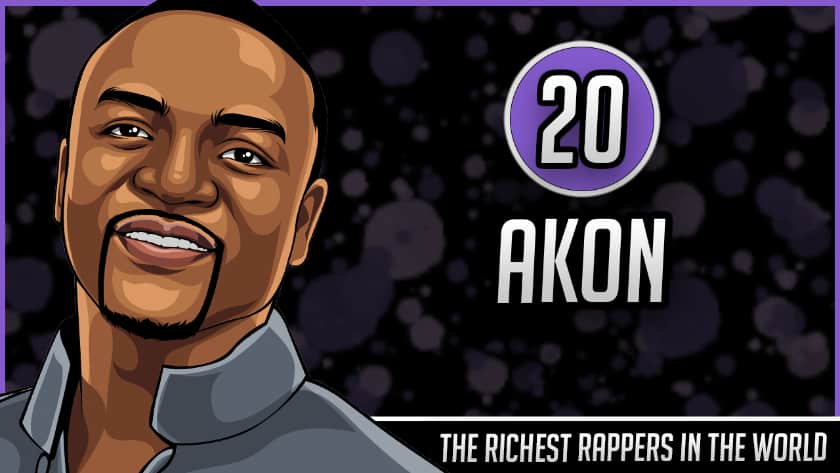 Les rappeurs les plus riches du monde - Akon