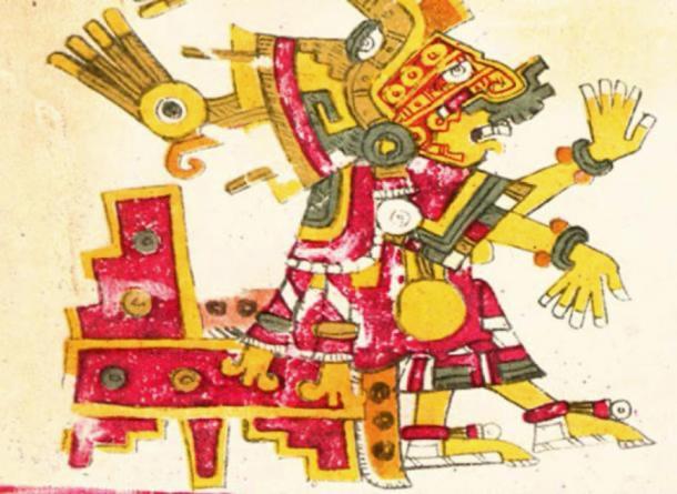 Une représentation de Xochiquetzal du Codex Rios. (domaine public)