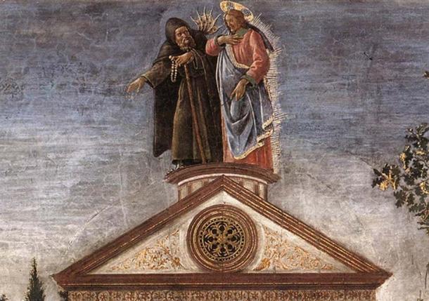 Sandro Botticelli La tentation du Christ détail. (Image : La Conversation)