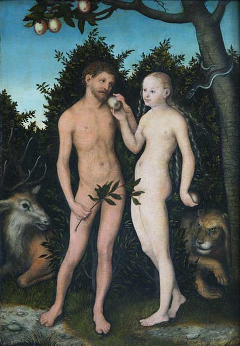 Adam et Eve au paradis (La chute)