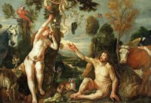 Adam and Eve (1640s) by Jacob Jordaens.