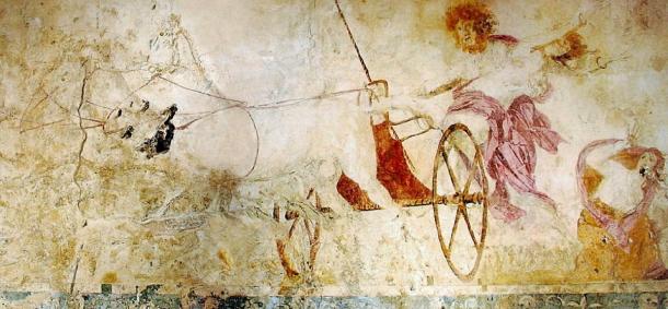 Fresque de l'Hadès enlevant Perséphone. (Yann / Domaine public)
