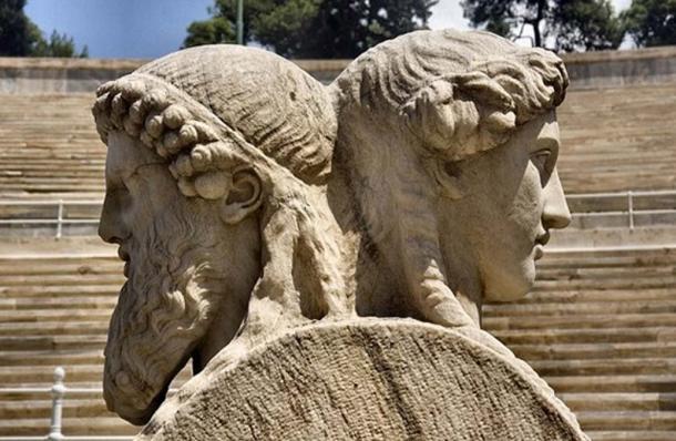 Statue de l'Herm à double tête, Athènes. (auteur fourni)