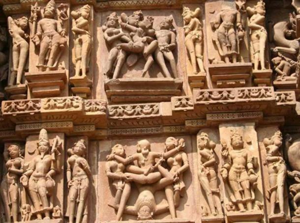 L'érotisme dans les temples de Khajuraho 