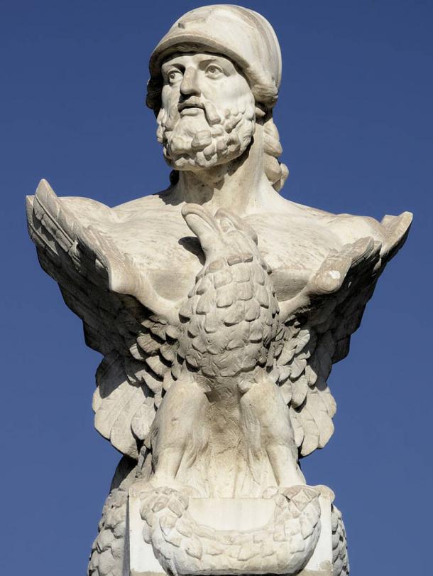 Buste de Cimon à Larnaca, Chypre.