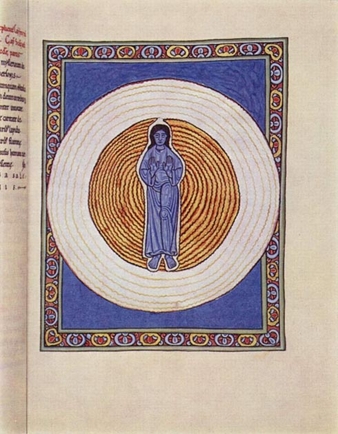 Le manuscrit de Hildegard de Bingen, le Scivias, est connu pour ses illustrations. (Eloquence / Domaine public)