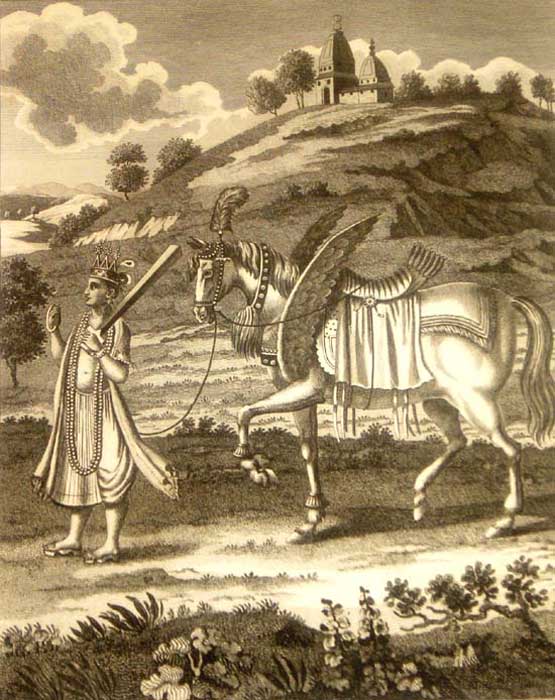 Kalki et son cheval.
