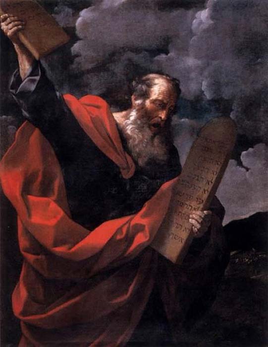 Moïse avec les tables de la loi, Guido Rene