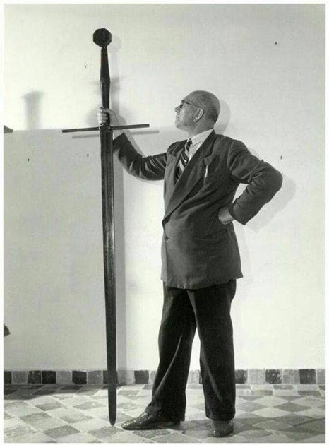 La gigantesque épée de Pier Gerlofs Donia. (WMFC Chevaliers)