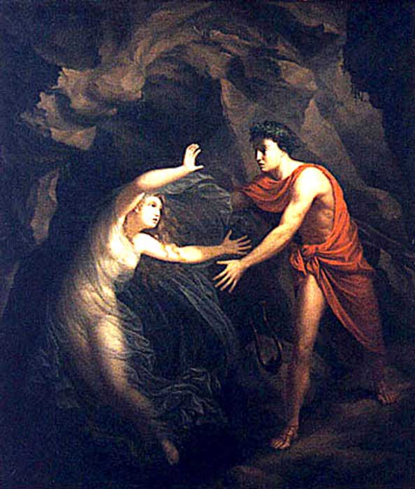 Orphée et Eurydice tentent d'échapper à l'Hadès et aux Enfers. (Anne-Sophie Ofrim / Domaine public)