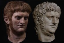 Hyper realistic reconstruction of Emperor Nero from bust. Photo courtesy of artist Salva Ruano, All Rights Reserved. https://cesaresderoma.com/