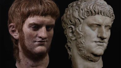 Hyper realistic reconstruction of Emperor Nero from bust. Photo courtesy of artist Salva Ruano, All Rights Reserved. https://cesaresderoma.com/
