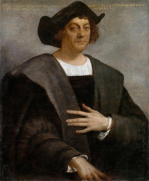 Portrait posthume de Christophe Colomb, 1519. Il n'existe pas de portraits authentiques connus de Christophe Colomb. (Sebastiano del Piombo / Domaine public)