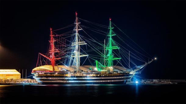 L'Amerigo Vespucci, un navire-école de la marine italienne, qui a été dédié au célèbre explorateur et qui est toujours utilisé aujourd'hui. (Stefano Garau / stock Adobe)