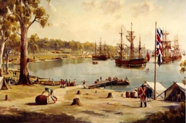 Sydney Cove, première flotte, 1788, Australie
