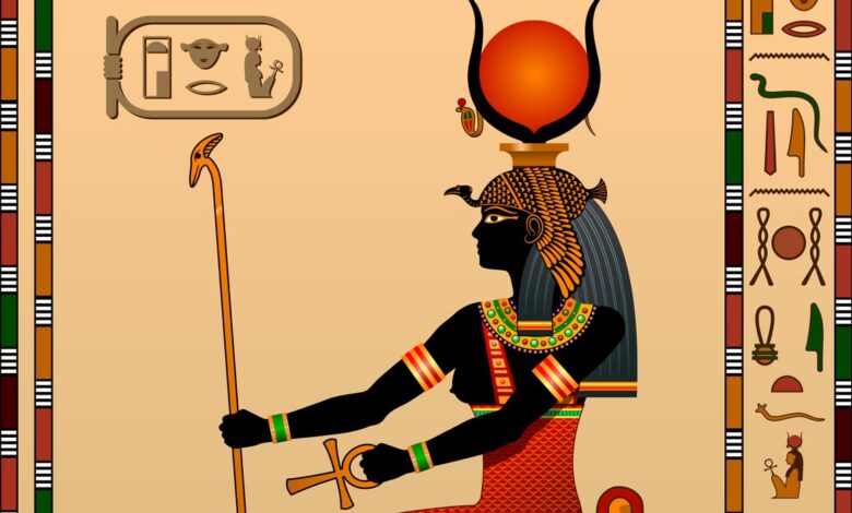 The goddess Hathor